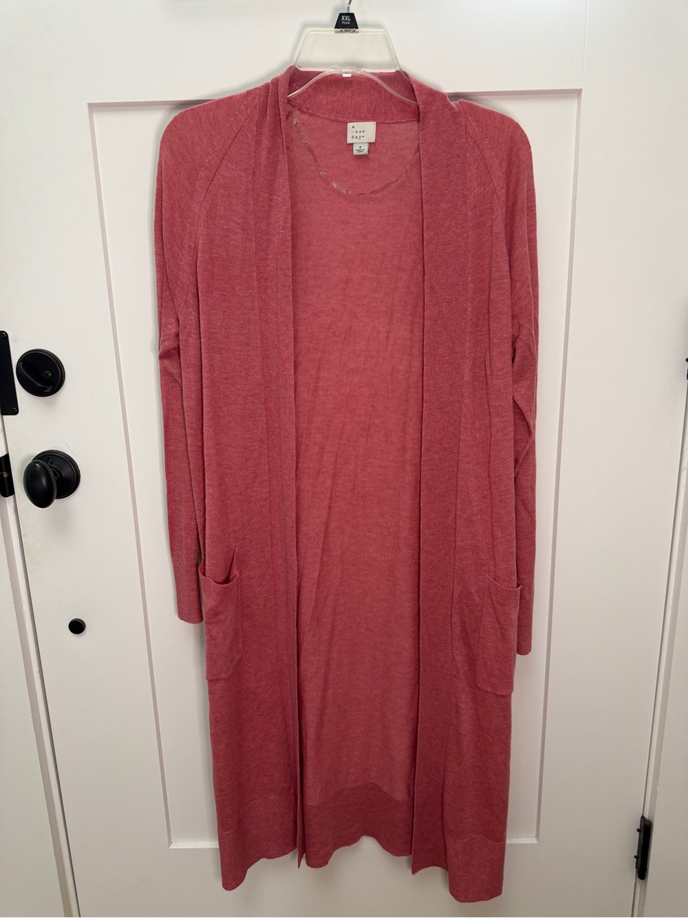Target Duster Sweater - Rose Pink